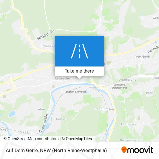 Карта Auf Dem Gerre