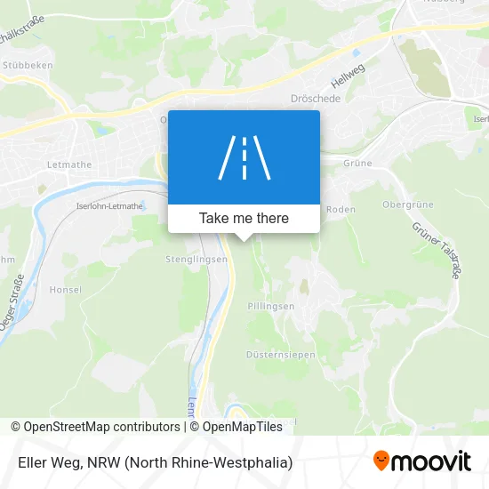 Карта Eller Weg