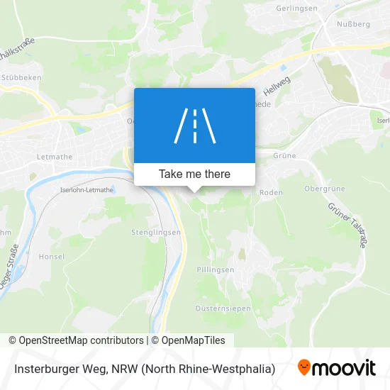 Insterburger Weg map