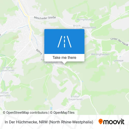 In Der Hüchmecke map