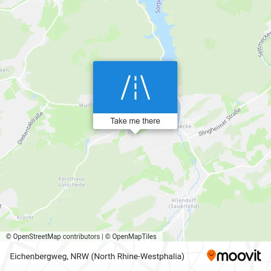 Eichenbergweg map