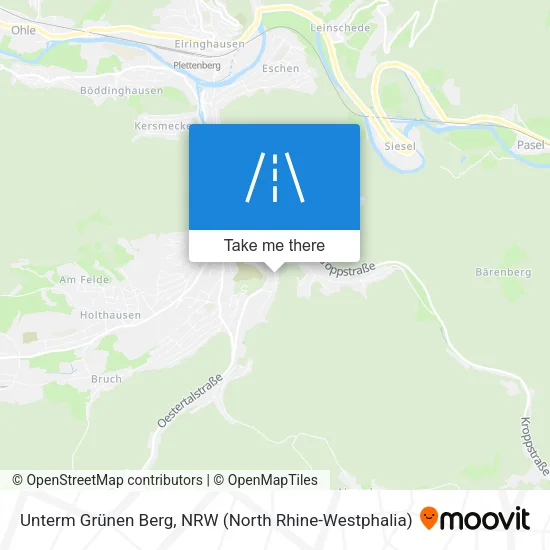 Карта Unterm Grünen Berg