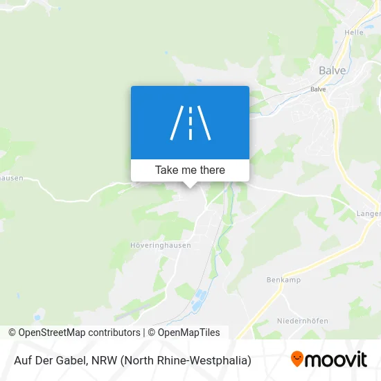 Auf Der Gabel map