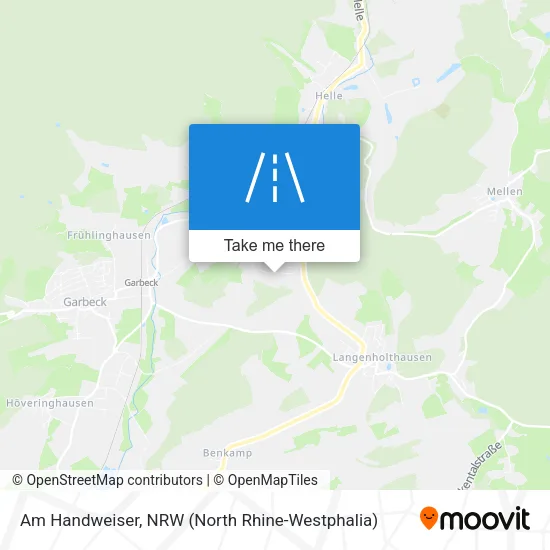 Карта Am Handweiser