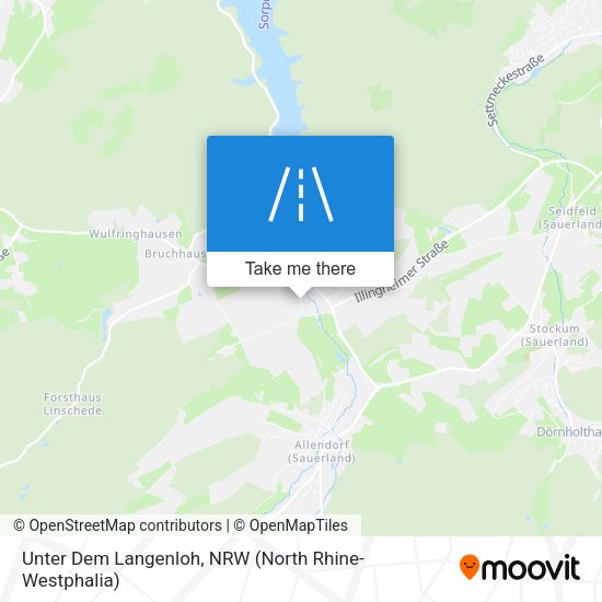 Unter Dem Langenloh map