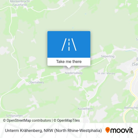 Unterm Krähenberg map