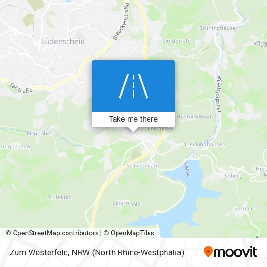 Карта Zum Westerfeld