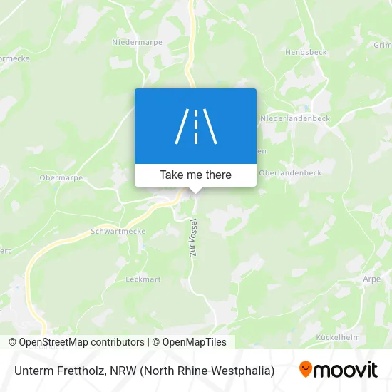 Карта Unterm Frettholz