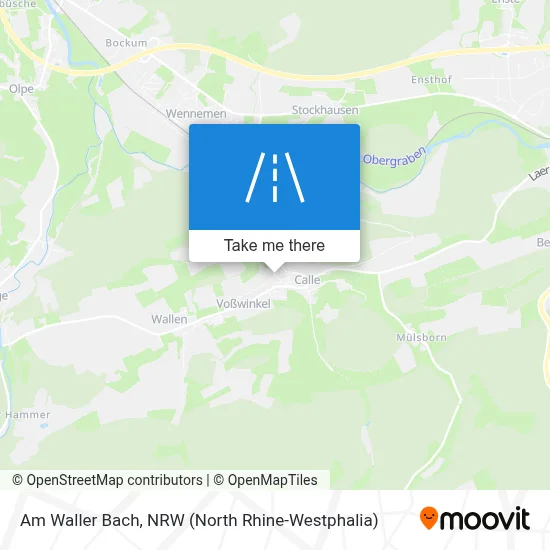 Am Waller Bach map