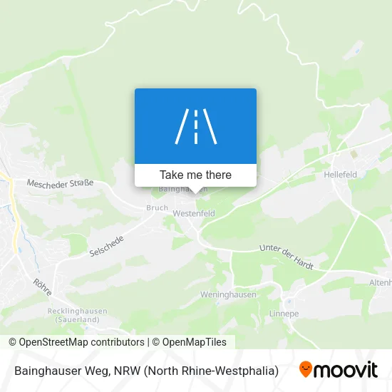Карта Bainghauser Weg