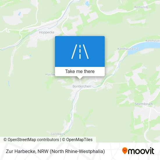 Карта Zur Harbecke