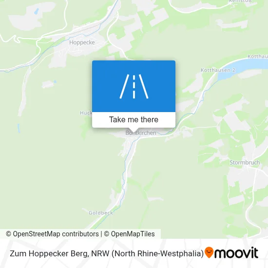 Zum Hoppecker Berg map