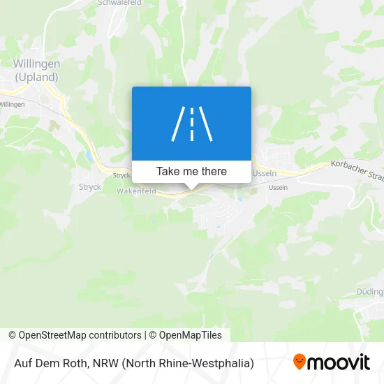 Карта Auf Dem Roth