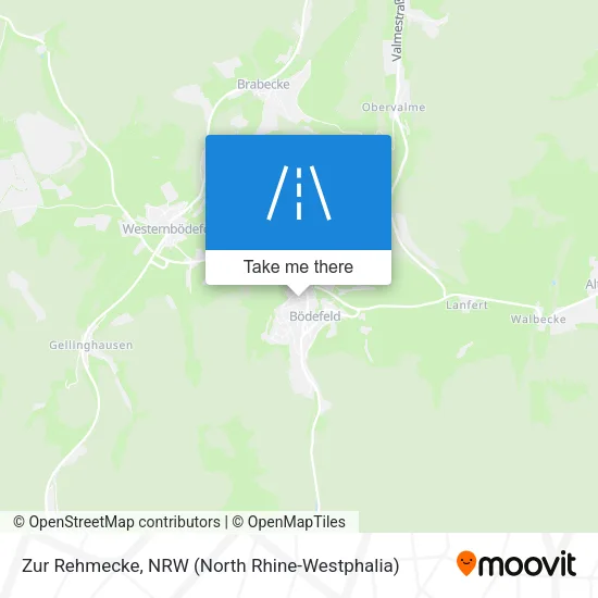 Карта Zur Rehmecke
