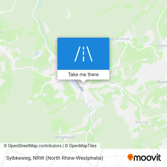 Карта Sylbkeweg