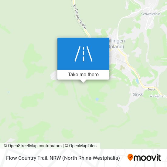 Flow Country Trail map