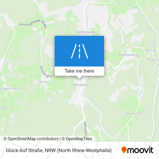 Glück-Auf Straße map