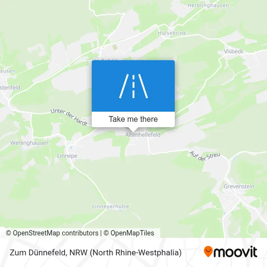 Zum Dünnefeld map