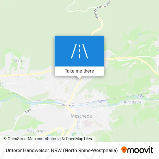 Карта Unterer Handweiser