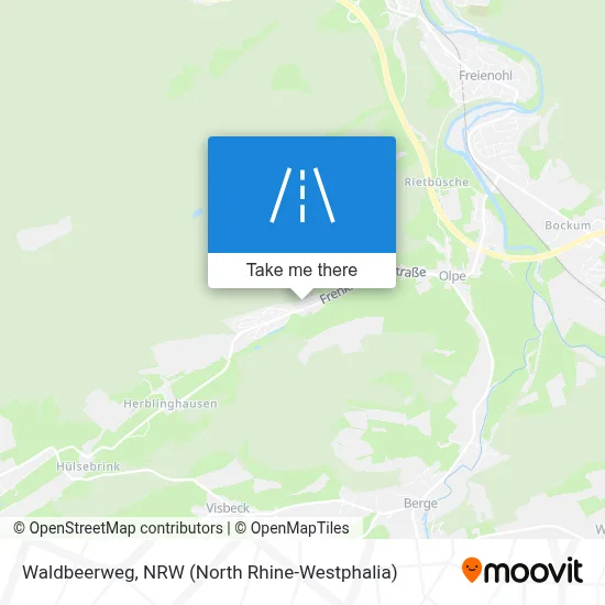Waldbeerweg map