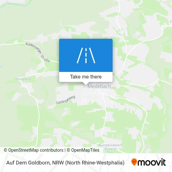 Auf Dem Goldborn map