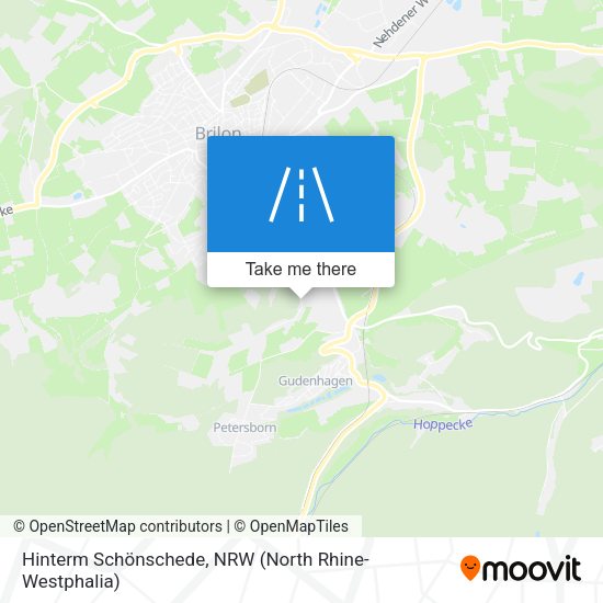 Hinterm Schönschede map