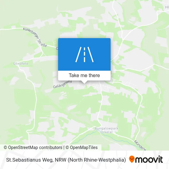 St.Sebastianus Weg map