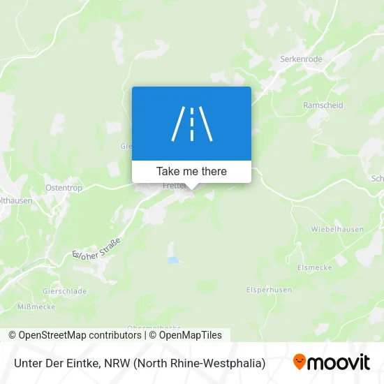 Карта Unter Der Eintke