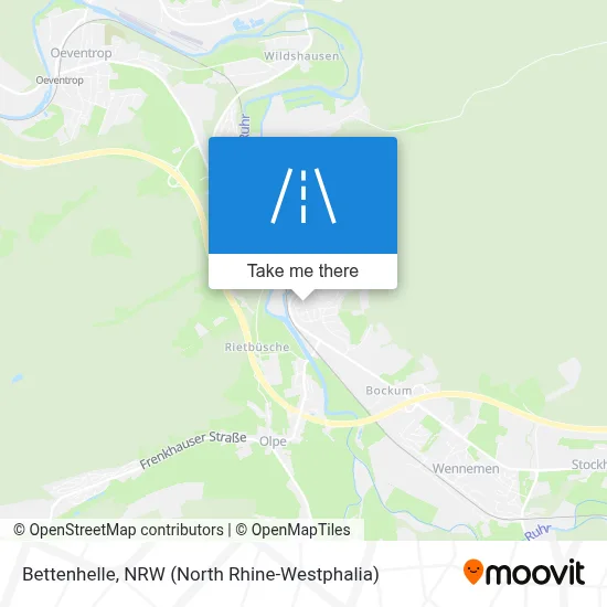 Bettenhelle map