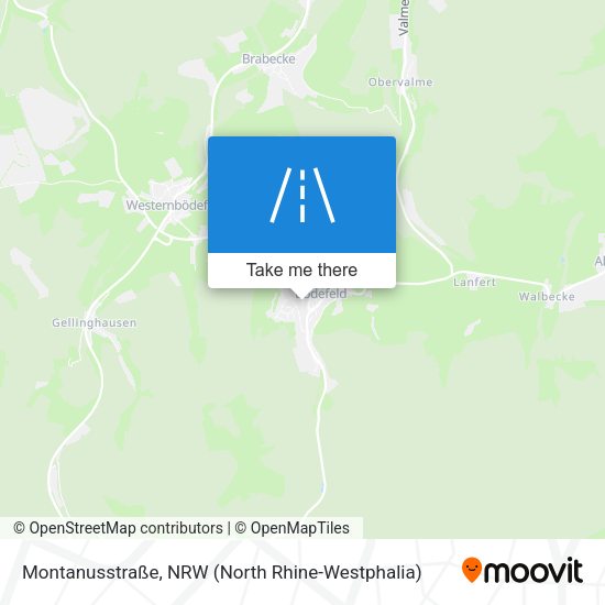 Montanusstraße map