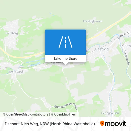 Карта Dechant-Nies-Weg