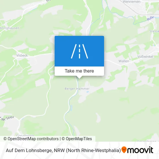 Карта Auf Dem Lohnsberge
