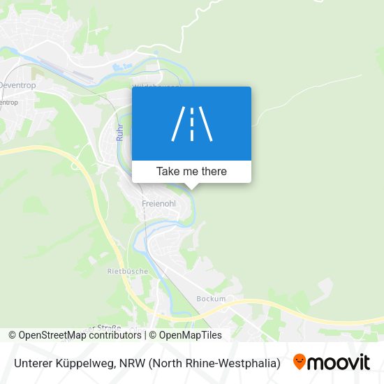 Unterer Küppelweg map