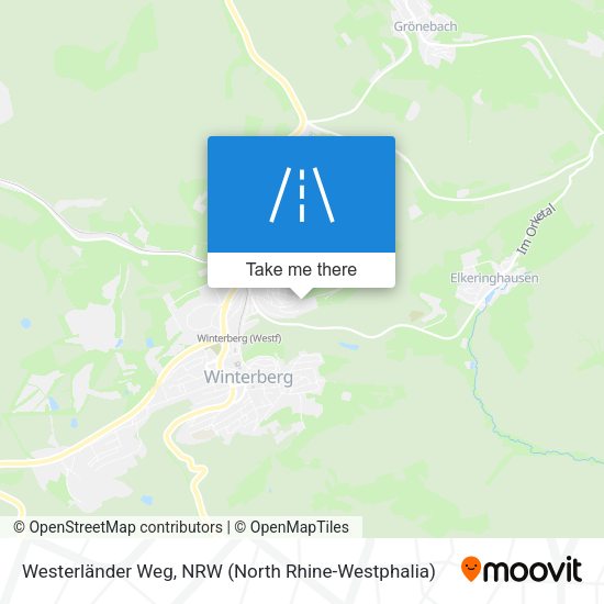 Westerländer Weg map