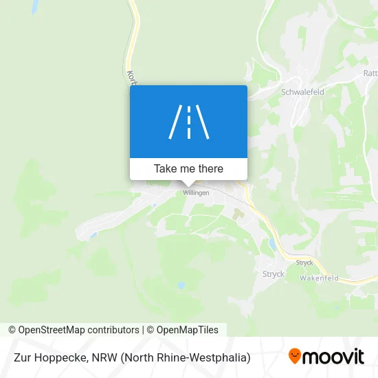 Карта Zur Hoppecke