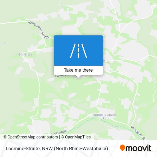 Locmine-Straße map