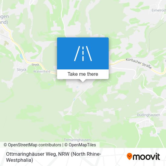 Ottmaringhäuser Weg map