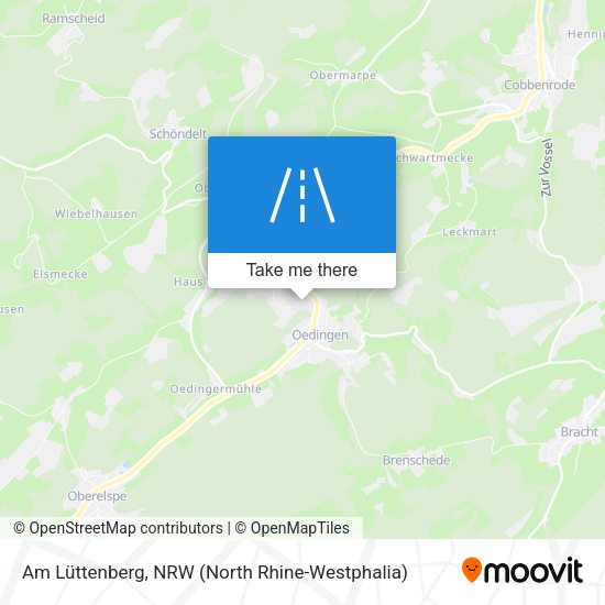 Am Lüttenberg map