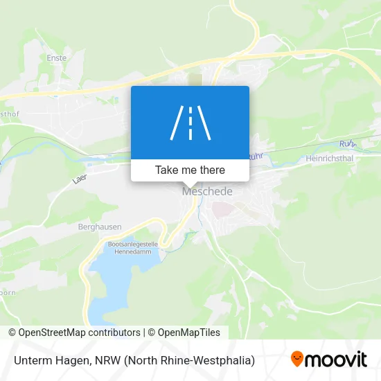 Карта Unterm Hagen