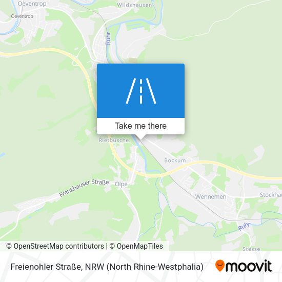 Freienohler Straße map