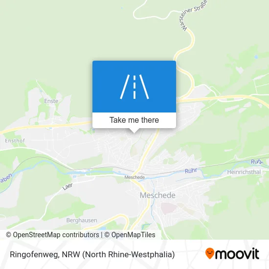 Ringofenweg map