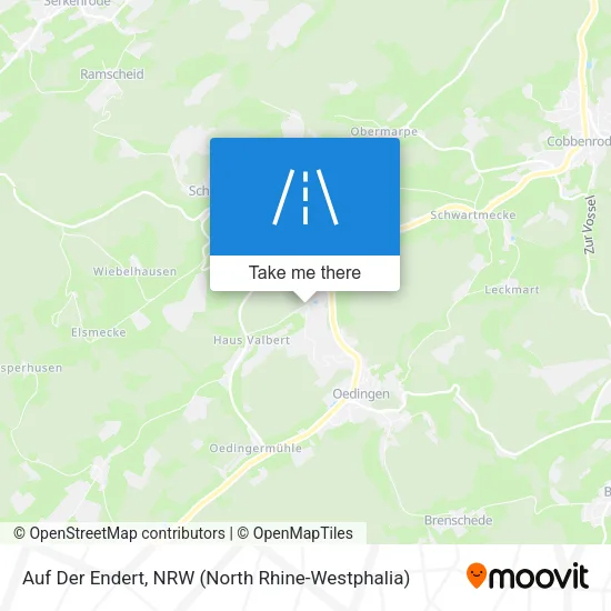 Карта Auf Der Endert