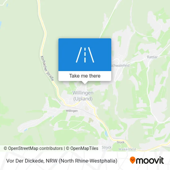 Карта Vor Der Dickede