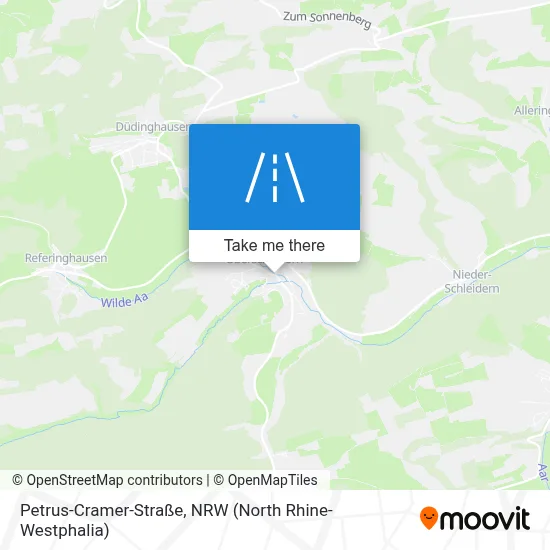 Petrus-Cramer-Straße map