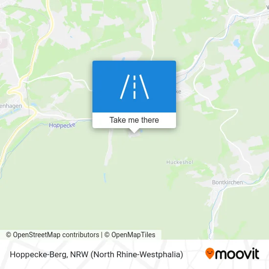 Карта Hoppecke-Berg