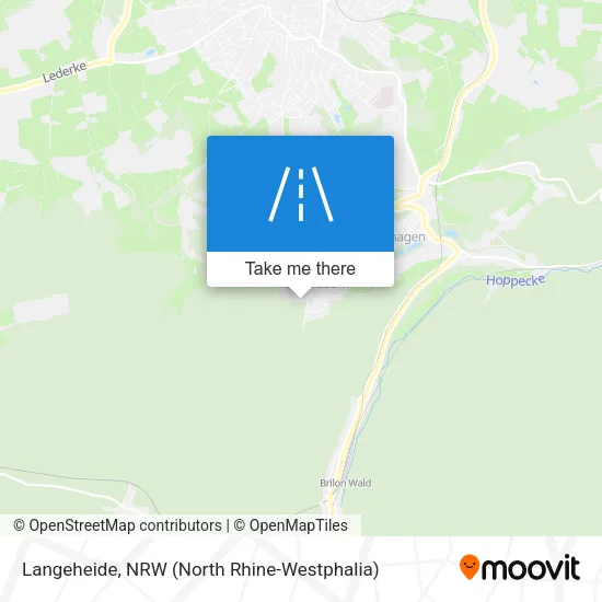 Карта Langeheide