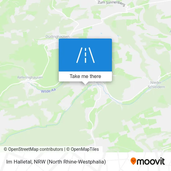 Карта Im Halletal