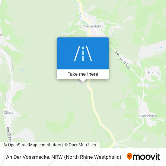 An Der Vossmecke map