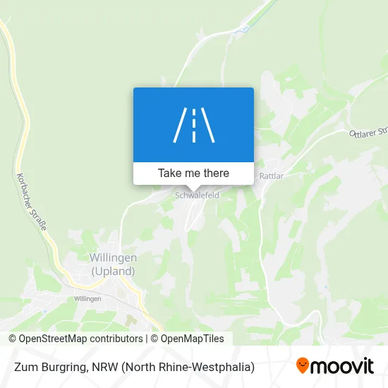 Zum Burgring map