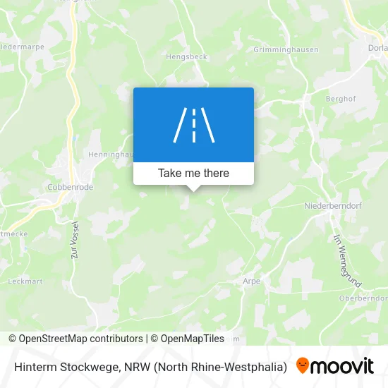 Карта Hinterm Stockwege